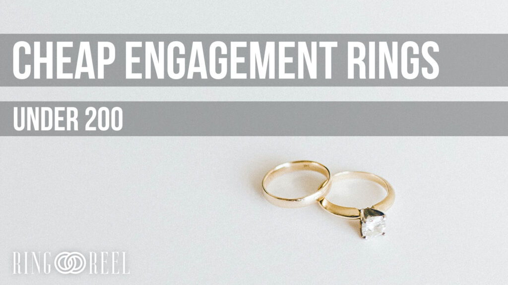 cheap engagement rings under 200