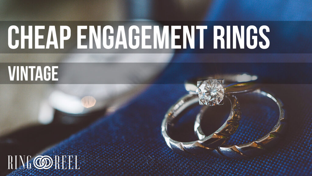 cheap vintage engagement rings