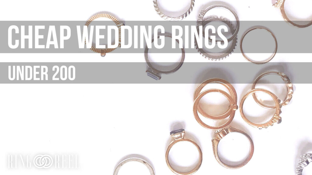 cheap wedding rings under 200