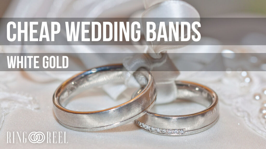 cheap white gold wedding bands